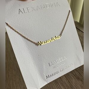 Alexandria Lumièla Gold Necklace by Marina de Buchi